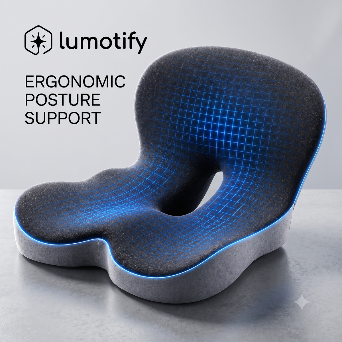 Cojín de asiento Lumotify™ — Alivio instantáneo del dolor de coxis y la zona lumbar