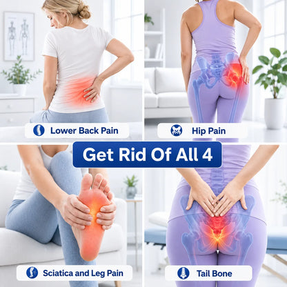 Cojín de asiento Lumotify™ — Alivio instantáneo del dolor de coxis y la zona lumbar