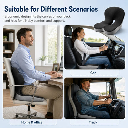 Cojín de asiento Lumotify™ — Alivio instantáneo del dolor de coxis y la zona lumbar